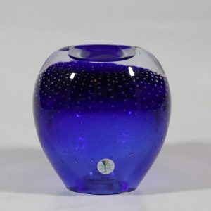 RENATE STOCK. Ljuslykta, glas, Sea Glasbruk
