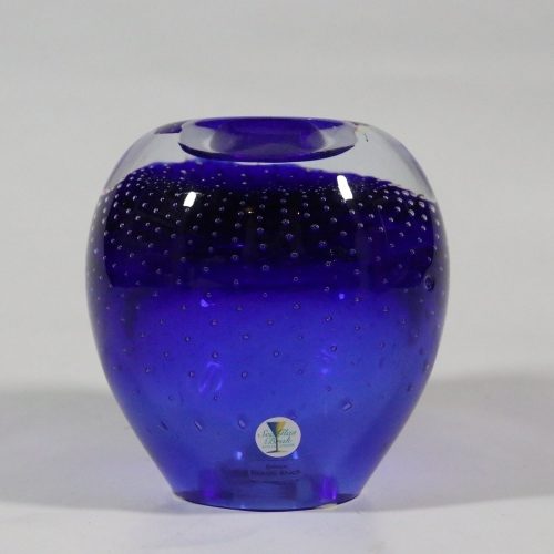 RENATE STOCK. Ljuslykta, glas, Sea Glasbruk