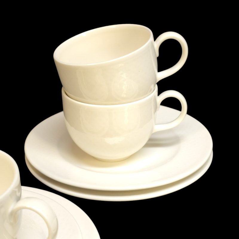 Exklusivt set med 4 koppar och fat från Villeroy & Boch – tidlös elegans