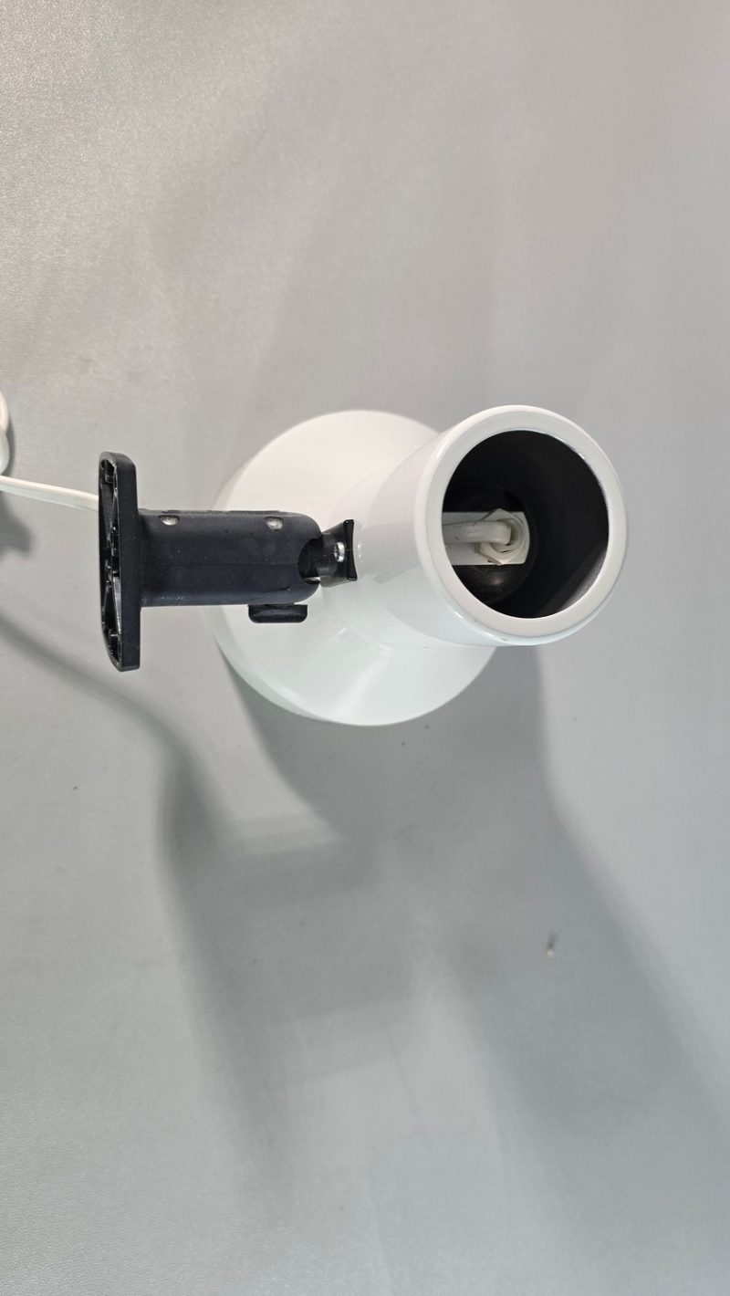 VÄGGLAMPA, lackerad metall, 1900-tal