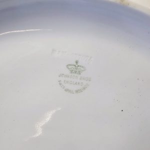 Antik Johnson Bros Terrin – Blomsterdekor, England