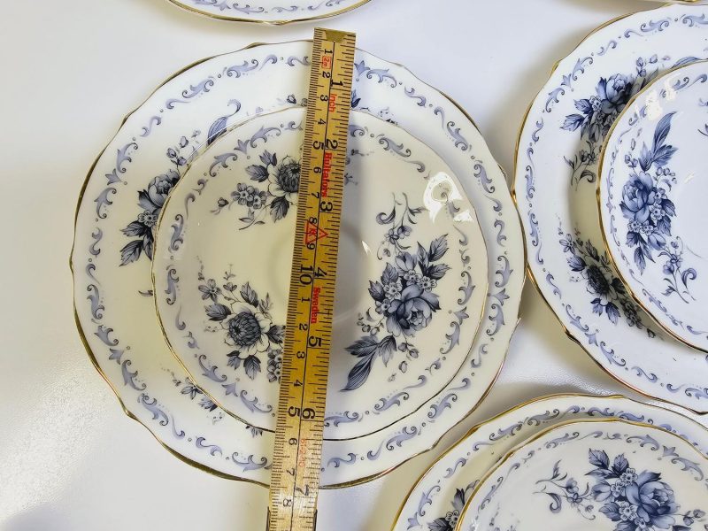 Elegant set i finaste benporslin från Royal Tuscan - Klassisk brittisk charm