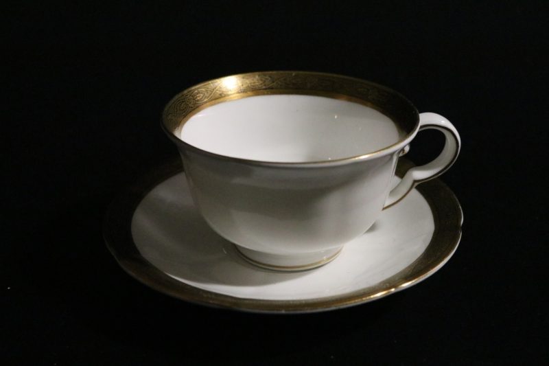 KAFFEKOPP med FAT, "Dek 2390", Gustavsberg, 1900-talets första hälft