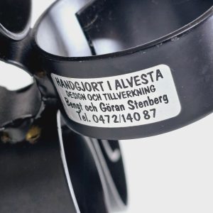 Handgjord Smidesljusstake från Alvesta – Designad av Bengt och Göran Stenberg