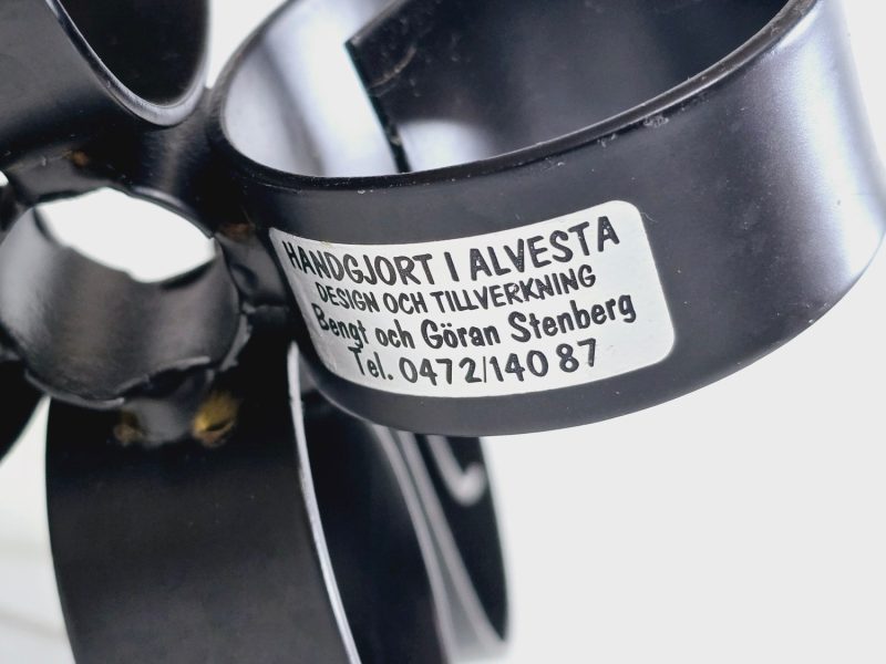 Handgjord Smidesljusstake från Alvesta – Designad av Bengt och Göran Stenberg