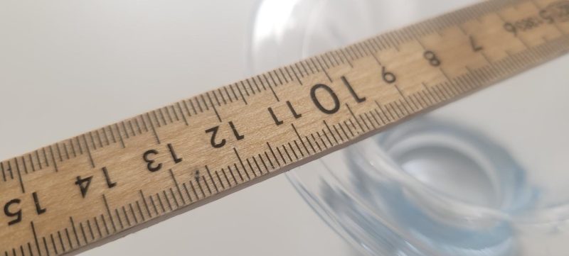 Skål i form av en korg, glas