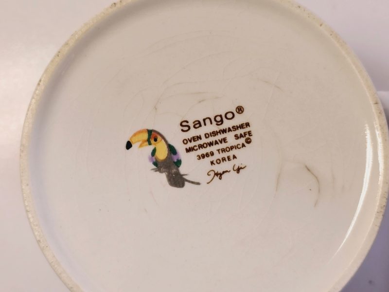 Färgglatt Kaffeset från Sango – "Tropica" Design