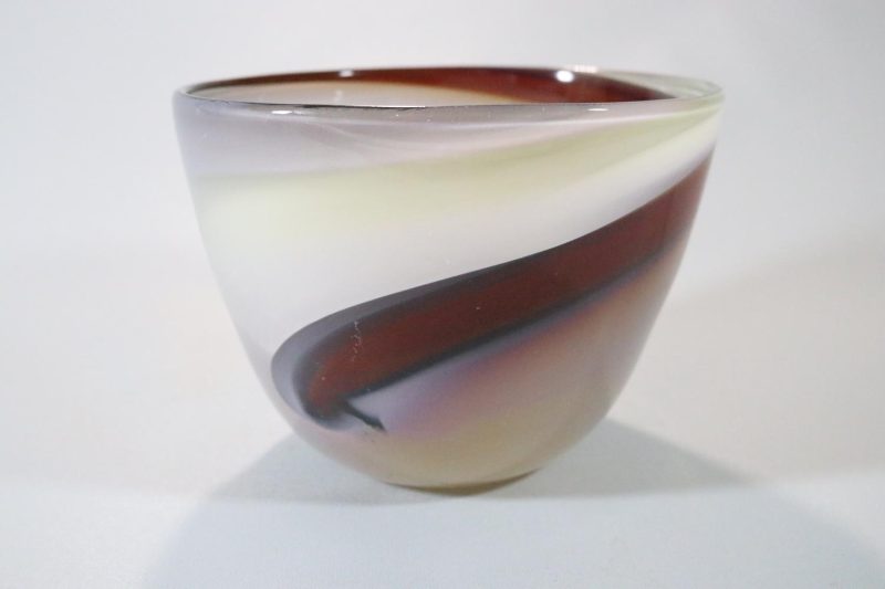 Skål, "Tabac" HANNE DREUTLER Studio Åhus, Signerad, 17cm