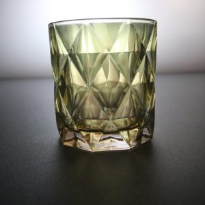 Elegant Glas med Kristalliknande Mönster – Perfekt för Samlingen