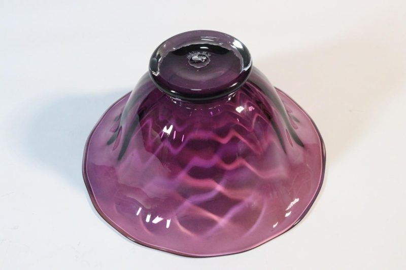Skål, Konstglas av Jens Eltorp, Hetalåga glasstudio