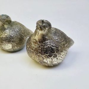 Elegant set med två fåglar i Dacapo Silver – Tidlös charm och stil