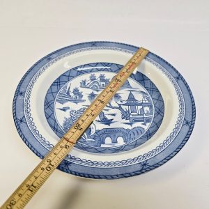 Exklusiv Vintage Djuptallrik från Woods Ware – "Canton" Design