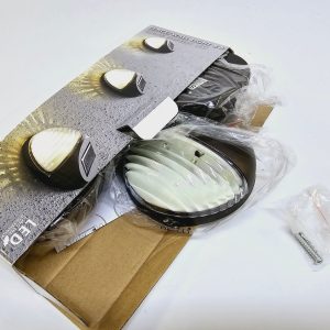 Snygga solcellsdrivna LED-lampor för utomhusbruk – 2 paket med 3 lampor vardera