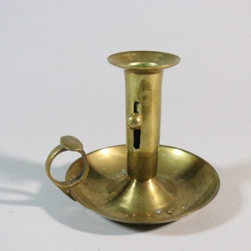 KONTORSLJUSTAKE / Nattljusstake, Ljusstake, Mässing