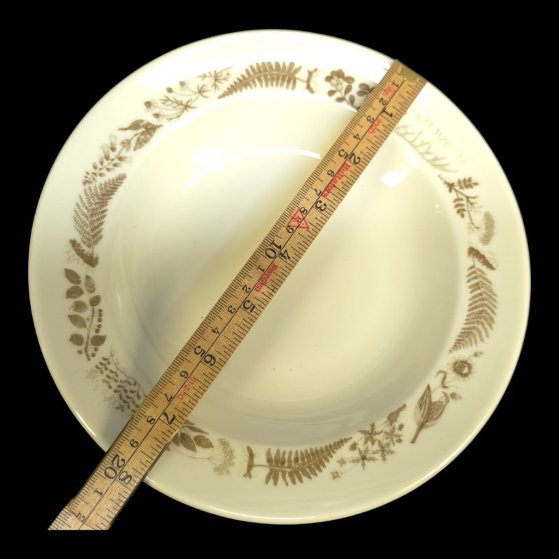 Set med 5 djupa tallrikar i benporslin från Gustavsberg, Stig Lindberg (20 cm)
