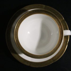 KAFFEKOPP med FAT, "Dek 2390", Gustavsberg, 1900-talets första hälft