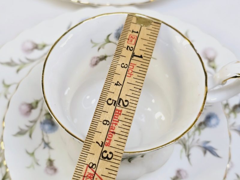 Elegant teservis "Brigadoon" från Royal Albert – 4 set