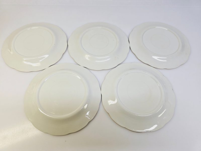 Charmiga desserttallrikar med fruktmotiv – Vintage