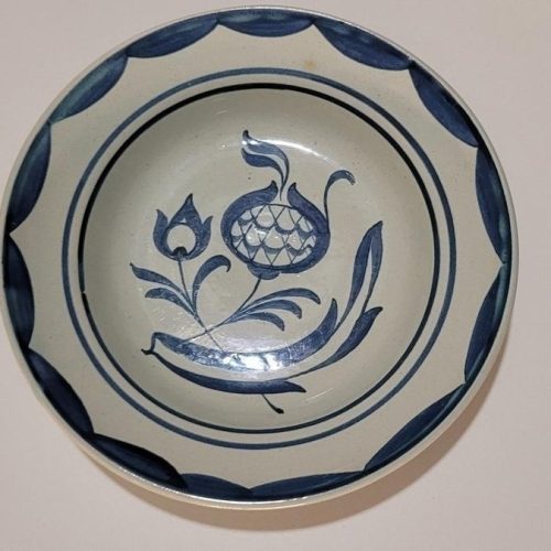 Bo Fajans Gefle Sweden, tallrik, Allan Ebeling ? 18cm