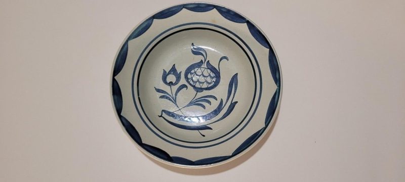 Bo Fajans Gefle Sweden, tallrik, Allan Ebeling ? 18cm
