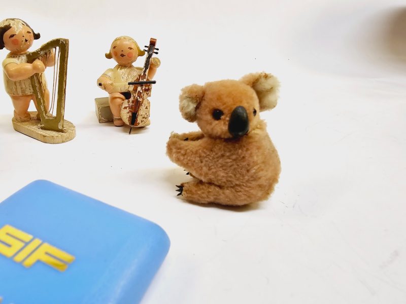 Vintage Australiensisk Souvenirset med Koalor och Syetui