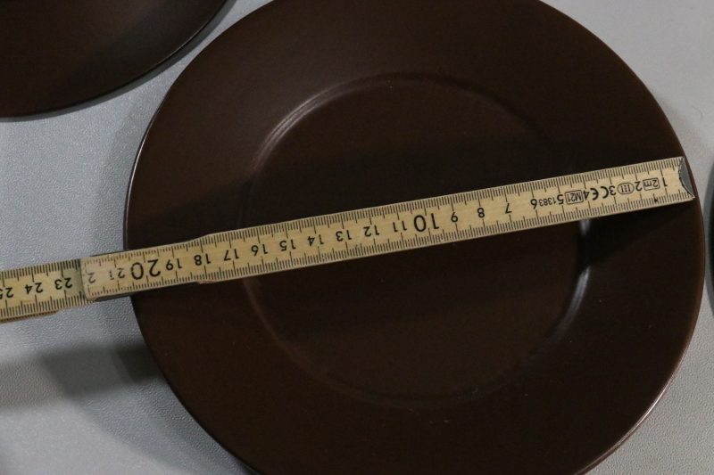 8st förrättstallrikar, stengods, 21cm, Höganäs keramik S555