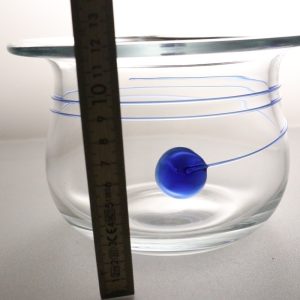 SKÅL ”Lorup Blue Vein” Skål, design Illa Lena Vilde