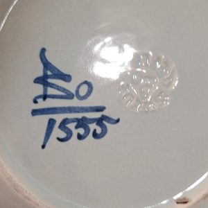 Bo Fajans Gefle Sweden, tallrik, Allan Ebeling ? 18cm