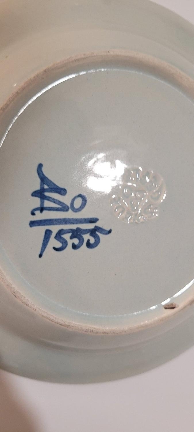 Bo Fajans Gefle Sweden, tallrik, Allan Ebeling ? 18cm