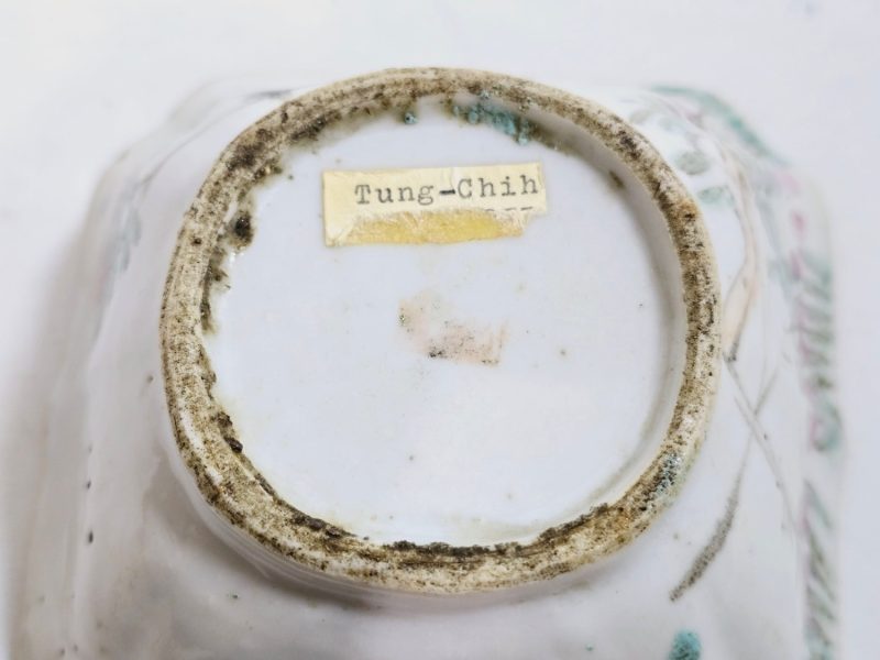 SKÅL, porslin, Tung-Chih, Kina