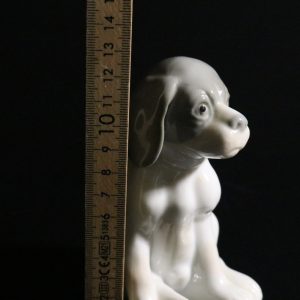 Vintage Porslin Figurin, Hund  Boxer Valp