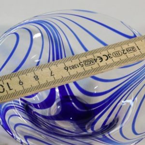 Skål, Vacker konstglas, troligen från svensk glasbruk