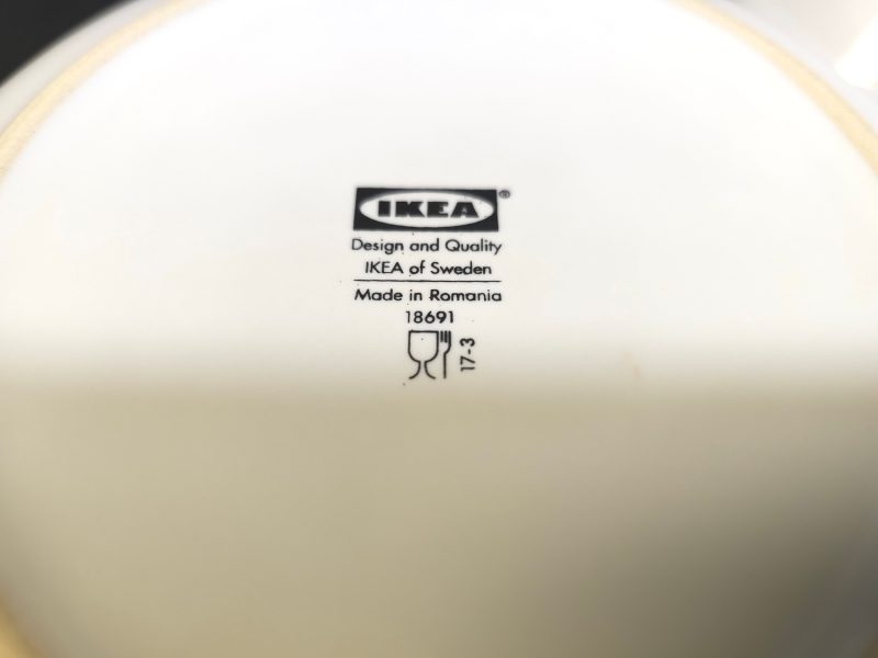 Djupa tallrikar från IKEA – 21,5 cm i diameter