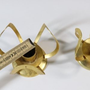 Ljusstakar guldplated Argos mantorp, saknar prismor