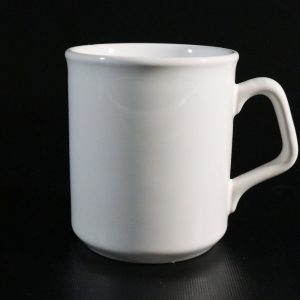 Elegant Vit Mugg – Tillverkad i England