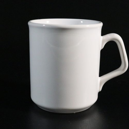 Elegant Vit Mugg – Tillverkad i England