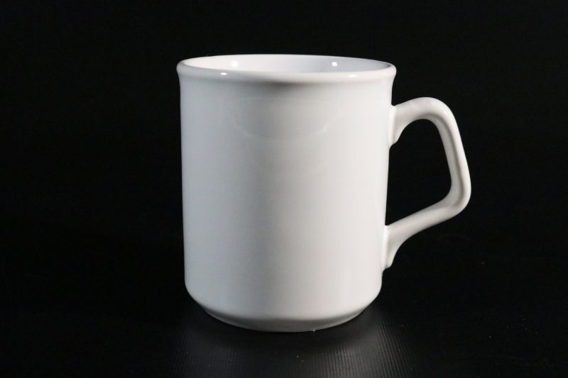Elegant Vit Mugg – Tillverkad i England