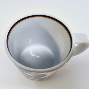 Unik Kaffekopp från Royal Copenhagen med Ädelmetallinslag