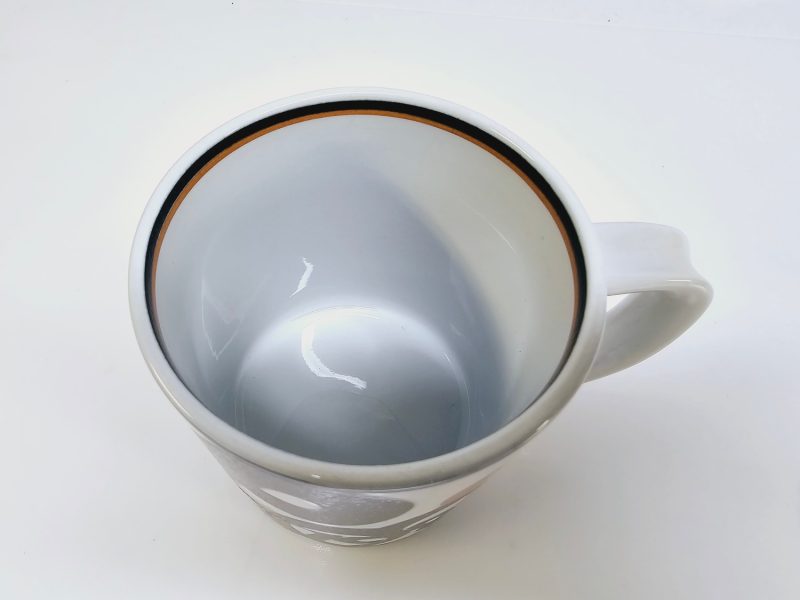Unik Kaffekopp från Royal Copenhagen med Ädelmetallinslag