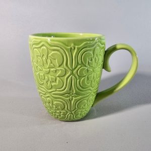 Grön retro mugg
