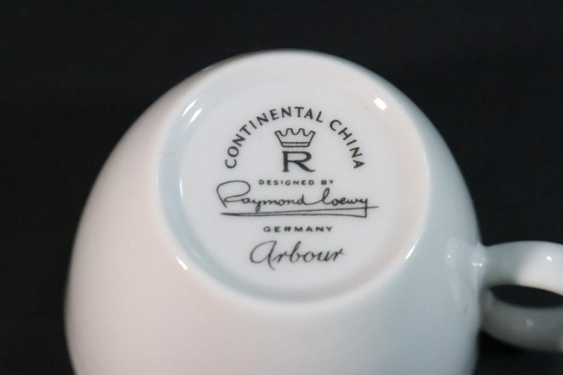 5st Kaffekoppar "Arbour",  ROSENTHAL CONTINENTAL, Raymond loewy
