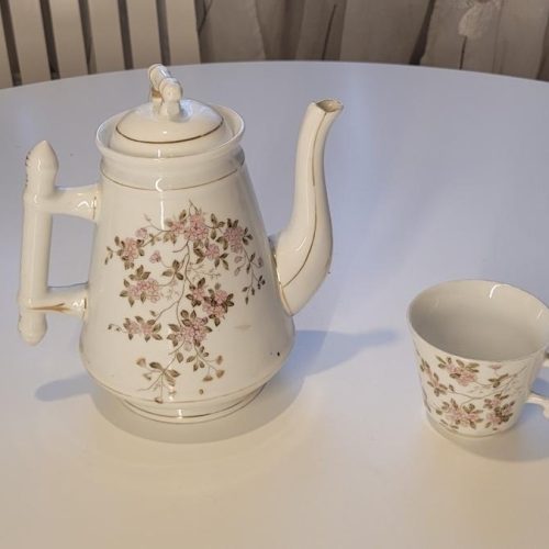 Kaffekanna och kopp, troligen Norge