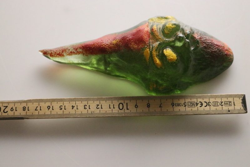 Konstglas, Kjell Engman (f. 1946), Tomte, Kosta Boda, höjd: 17 cm