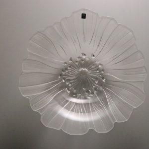 SKÅL, Målerås Mats Jonssson - Wind flower - kristall - 32cm