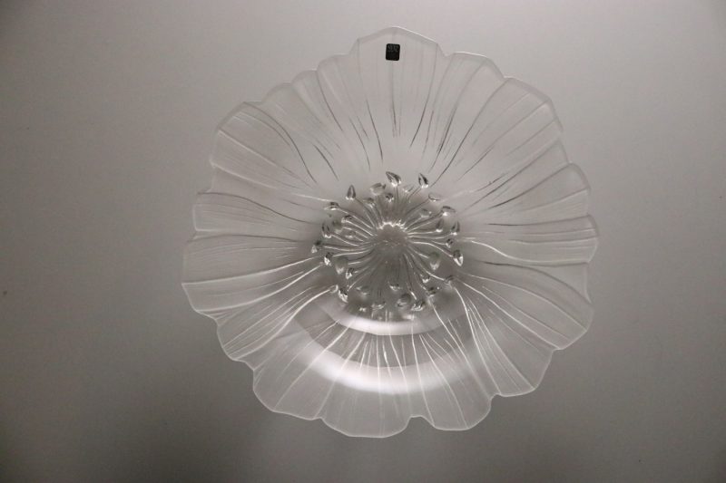 SKÅL, Målerås Mats Jonssson - Wind flower - kristall - 32cm
