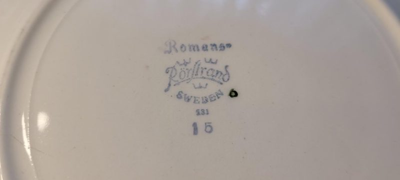 2st Rörstrand "Romans" djupa tallrikar