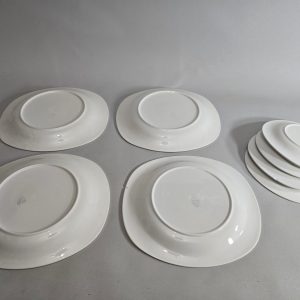 4 mattallrikar och 3 assietter Rörstrand