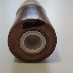 Saltströare, Teak och porslin