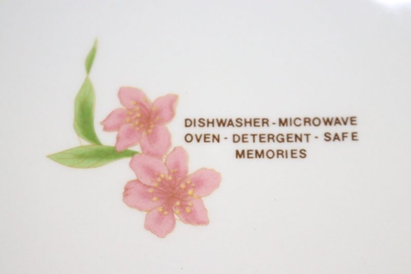 Mattallrik, porslin, "Memories", Sango, 1980/90-tal