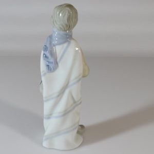 Figurin, pojke med lamm, 20cm